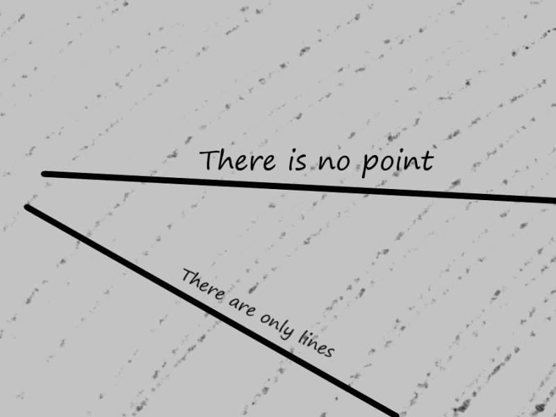 There is no point.